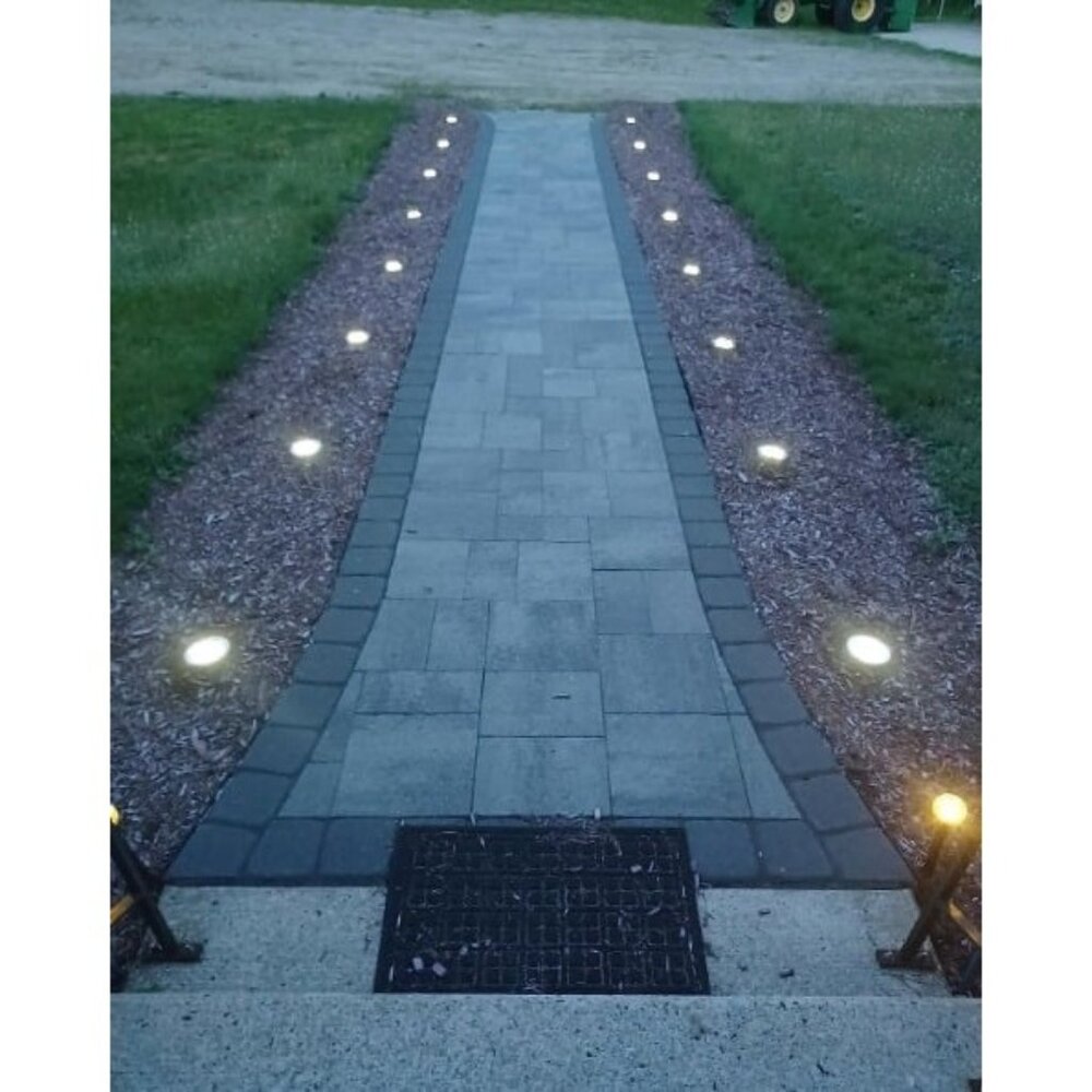 Solar Ground Lights, Waterproof Solar Garden Lights, Upgraded Outdoor Lights